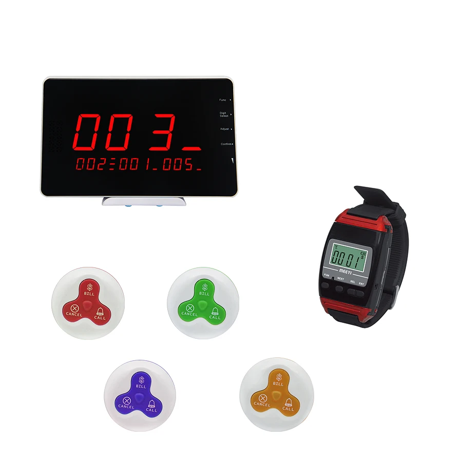 433Mhz Restaurant Call System Emergency Wireless Calling System