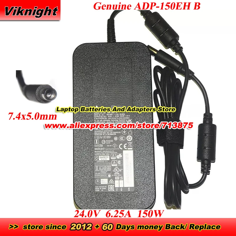 

​Genuine ADP-150EH B 24V 6.25A 150W AC Adapter for DELAT 7.4x5.0mm Power Supply