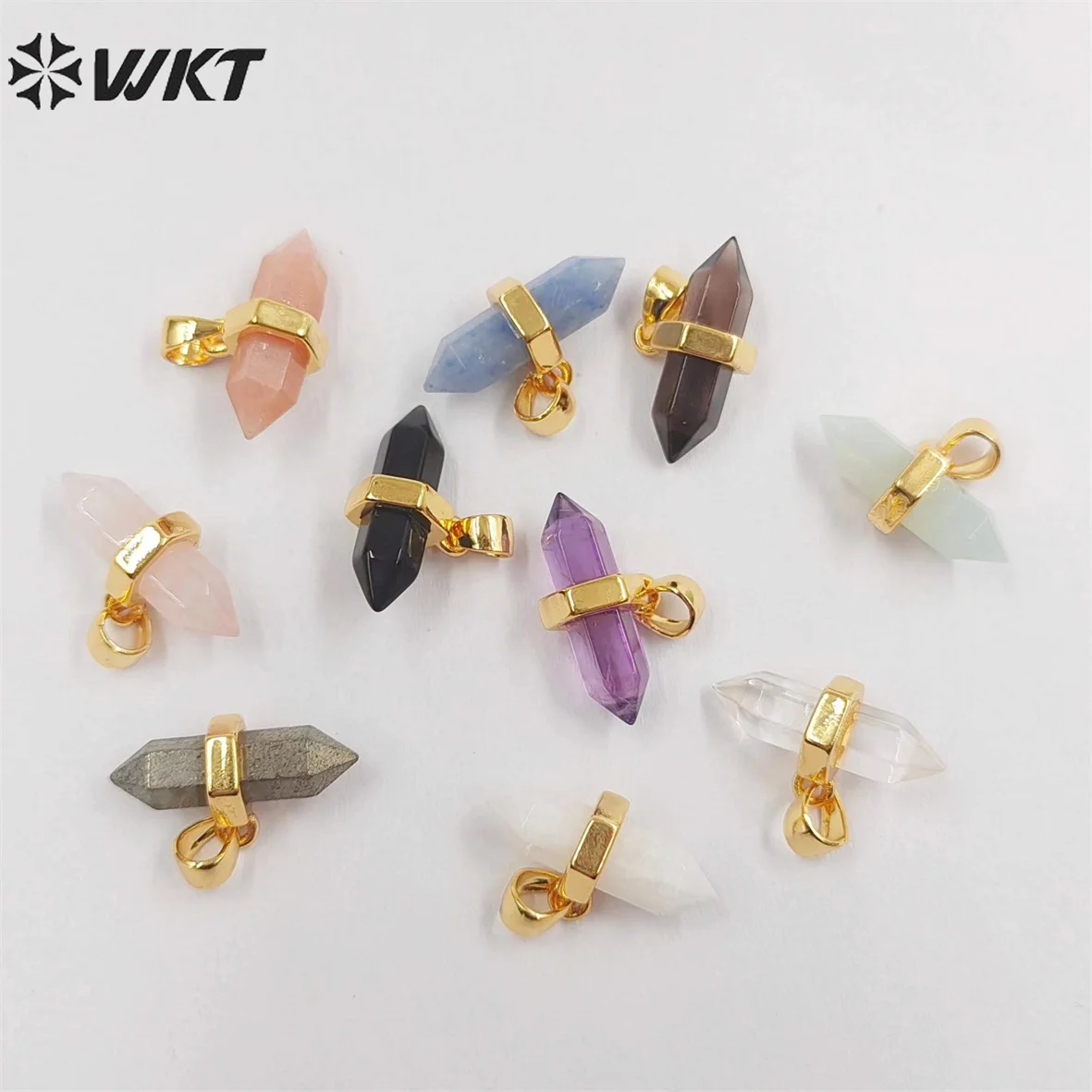 WT-P1902 WKT 2023 Cute style Natural gem A newly designed pendant gemstone fashion women jewelry wedding trend pendant