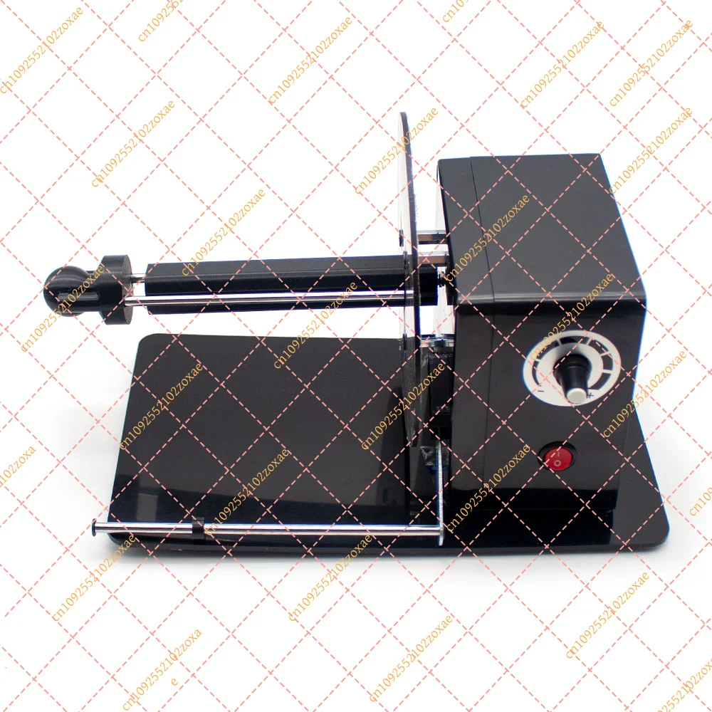 Mini Electric Label Rewinder Desktop Small Sticker Paper Winding Machine Label Roll Collector for Office Home