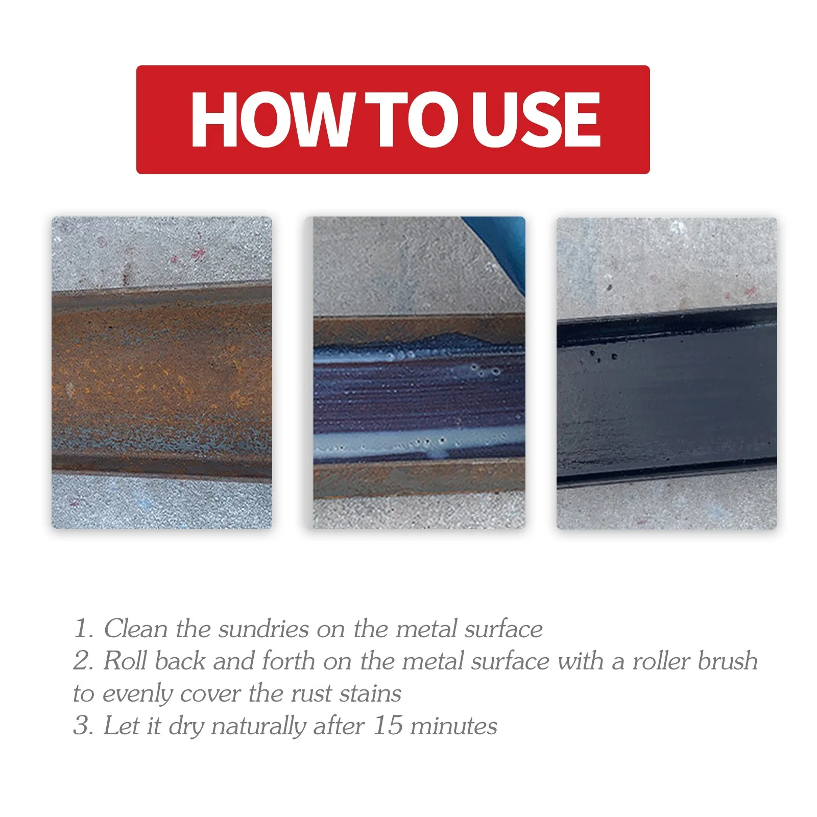 فرشاة دوارة لإزالة الصدأ، فرشاة برايمر مطلية مضادة للصدأ ومضادة للتآكل #5