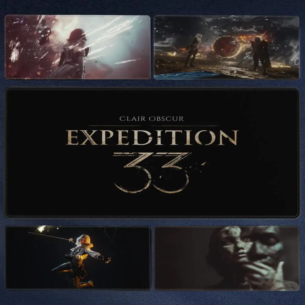 

Hot Game Clair Obscur Expedition 33 gamer Non-Slip Mouse Pad Keyboard Rubber Mouse pad Gaming offices Accessories PC Desk Mat