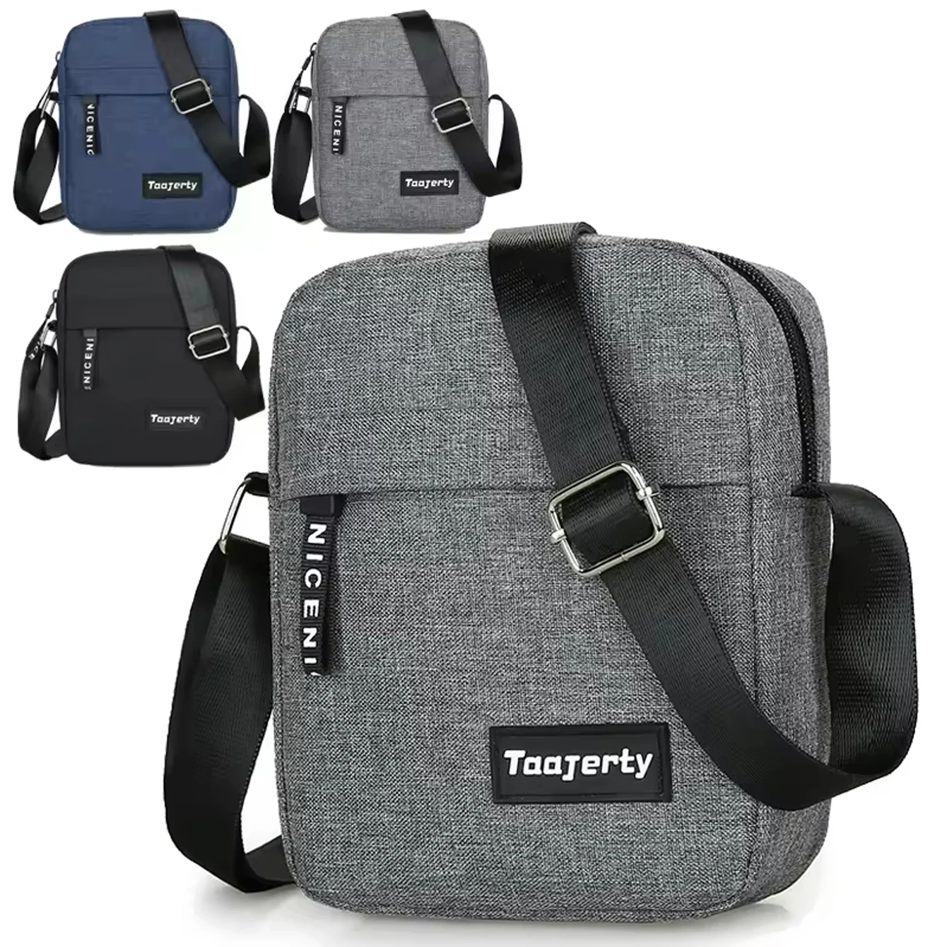 

Simple Mini Crossbody Handbags Bag Men's Nylon Shoulder Side Bag for Men Messenger Phone Sling Bag Husband Chest Pack Wallet