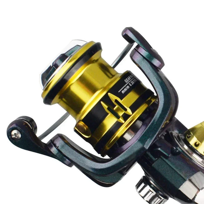 New okuma high-performance chameleon metal wire cup 5.2:1 seamless micro object fishing reel 1500-2500