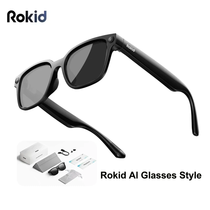 Rokid AI Glasses Style Smart Glasses Ultra-Light 38.5g 4K Capture