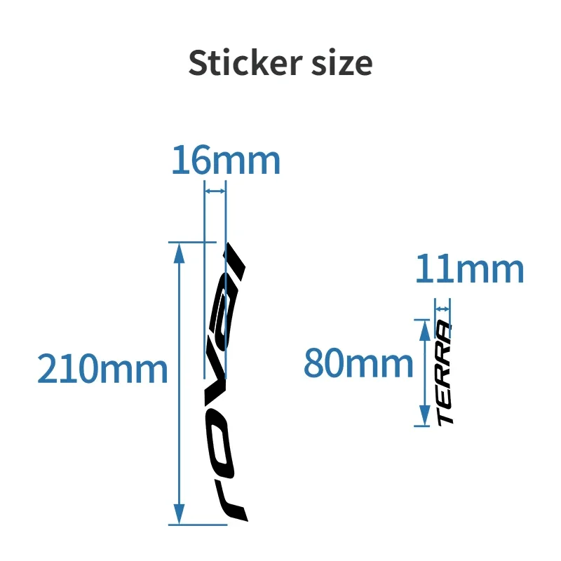 TERRA CLX Road Bike Wheelsets Stickers Bike Rim Decals Bicycle Decorative Waterproof Sticker Logos Bicicleta Cycling Accessories