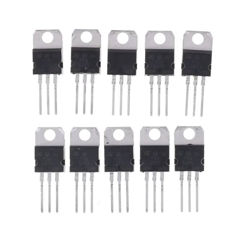 New 10pcs TYN1225 25A 1200V Unidirec tional Thyristor Triacs TO-220