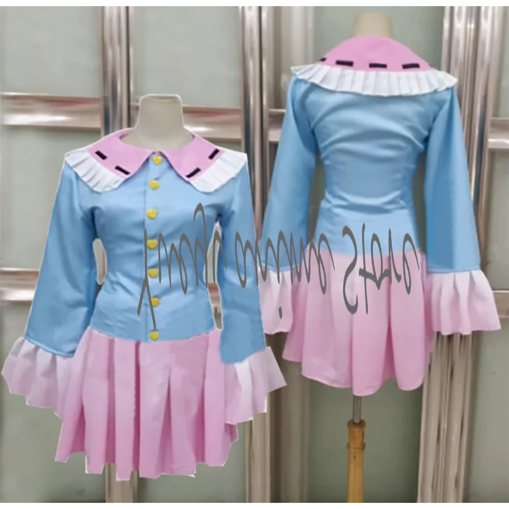 

Индивидуальный женский костюм для косплея Touhou Komeiji Satori с топом и юбкой для вечеринок на Хэллоуин и Рождество
