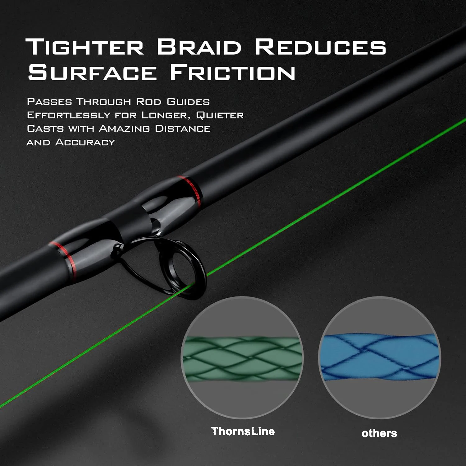 ThornsLine 5000M 1000M 8 Braided Upgrade Japan Multifilament PE Line 14-88LB High Stength Fishing Line Main Line Pesca