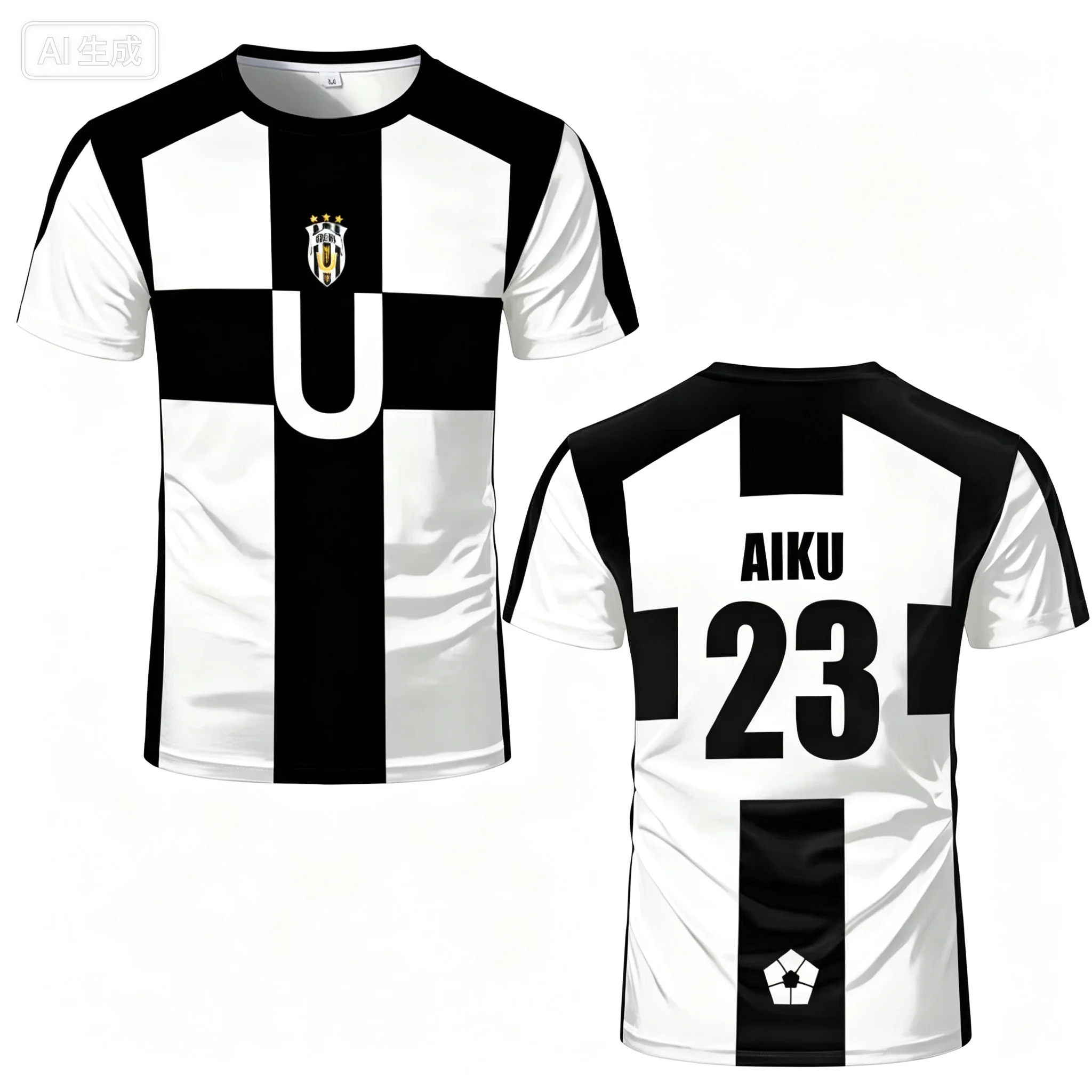 26 Sommer-Fünf-Personen-Muster VL Replika Anime Uber Blue Lock Vollbedrucktes Kinder-T-Shirt Cosplay Fußballtrikot Futsal-Muster-T-Shirt – Detail 12