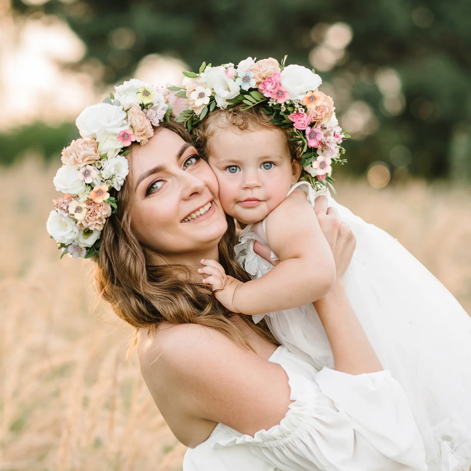 

100pcs Mini Colorful Daisy Fake Flowers Soft Silk Artificial Flower Heads For Wedding Party Diy Decoration Craft Making