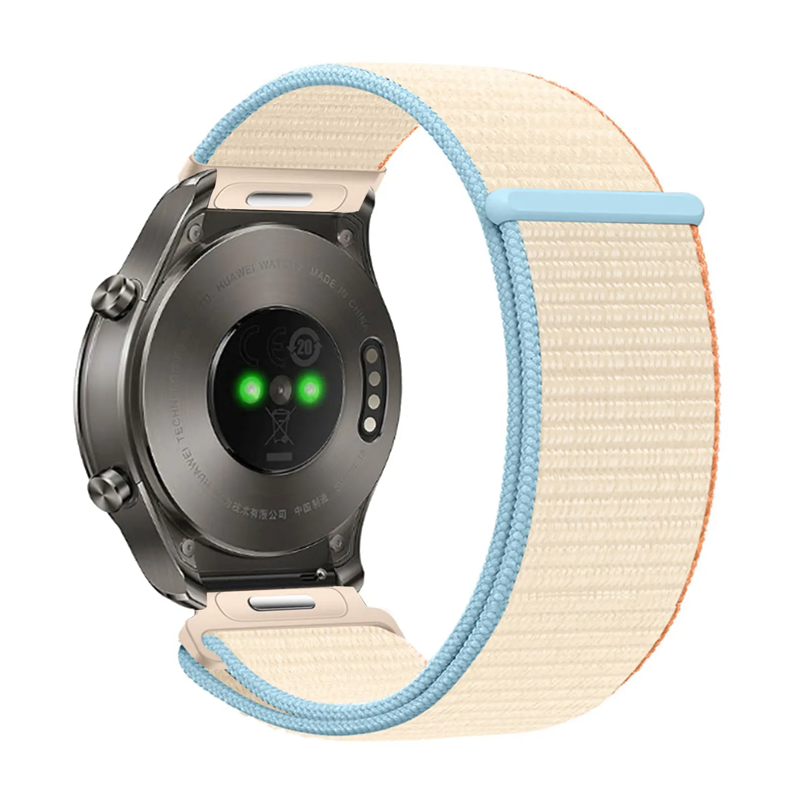 Nylon Bands for Huawei Watch 2 Classic with Velcro and Snap fastener