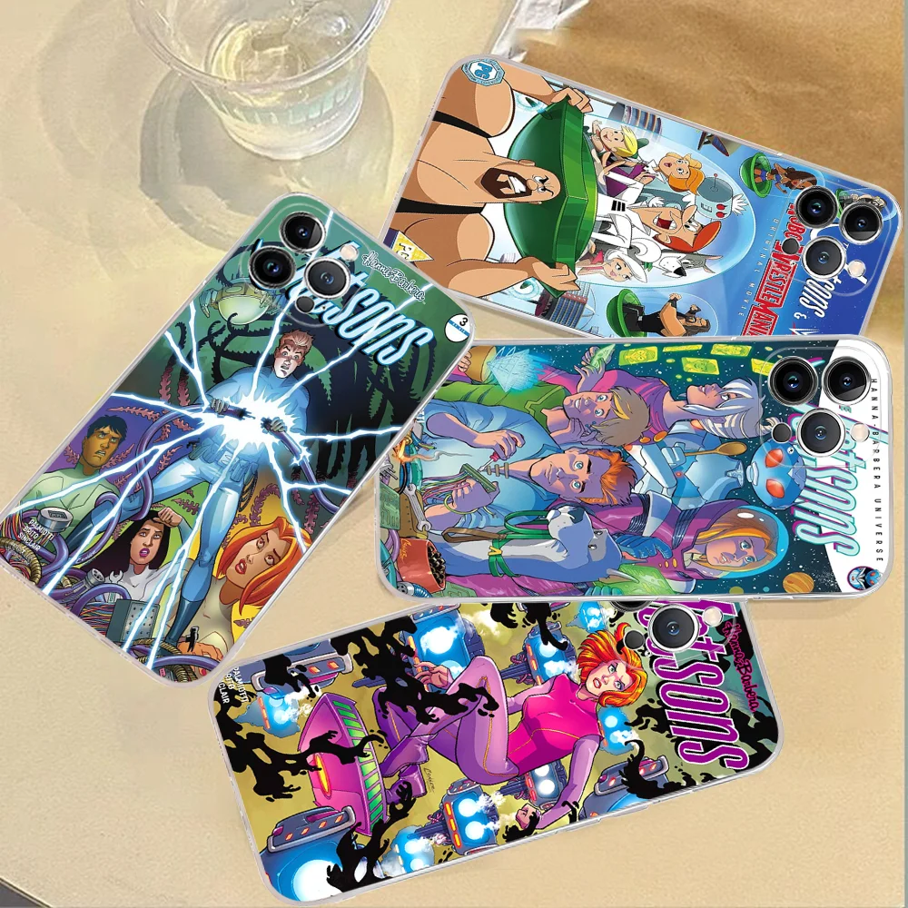 Cartoon The J-Jetson Phone Case Silicone Soft for iphone 15 14 13 12 11 Pro Mini XS MAX 8 7 6 Plus X XS XR Cover