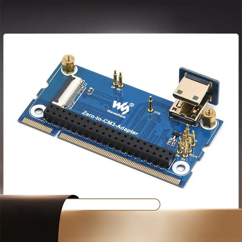 

Плата расширения Waveshare синего цвета с интерфейсом основной платы CM3 для Raspberry Pi Zero 2 Вт до CM3-N35R