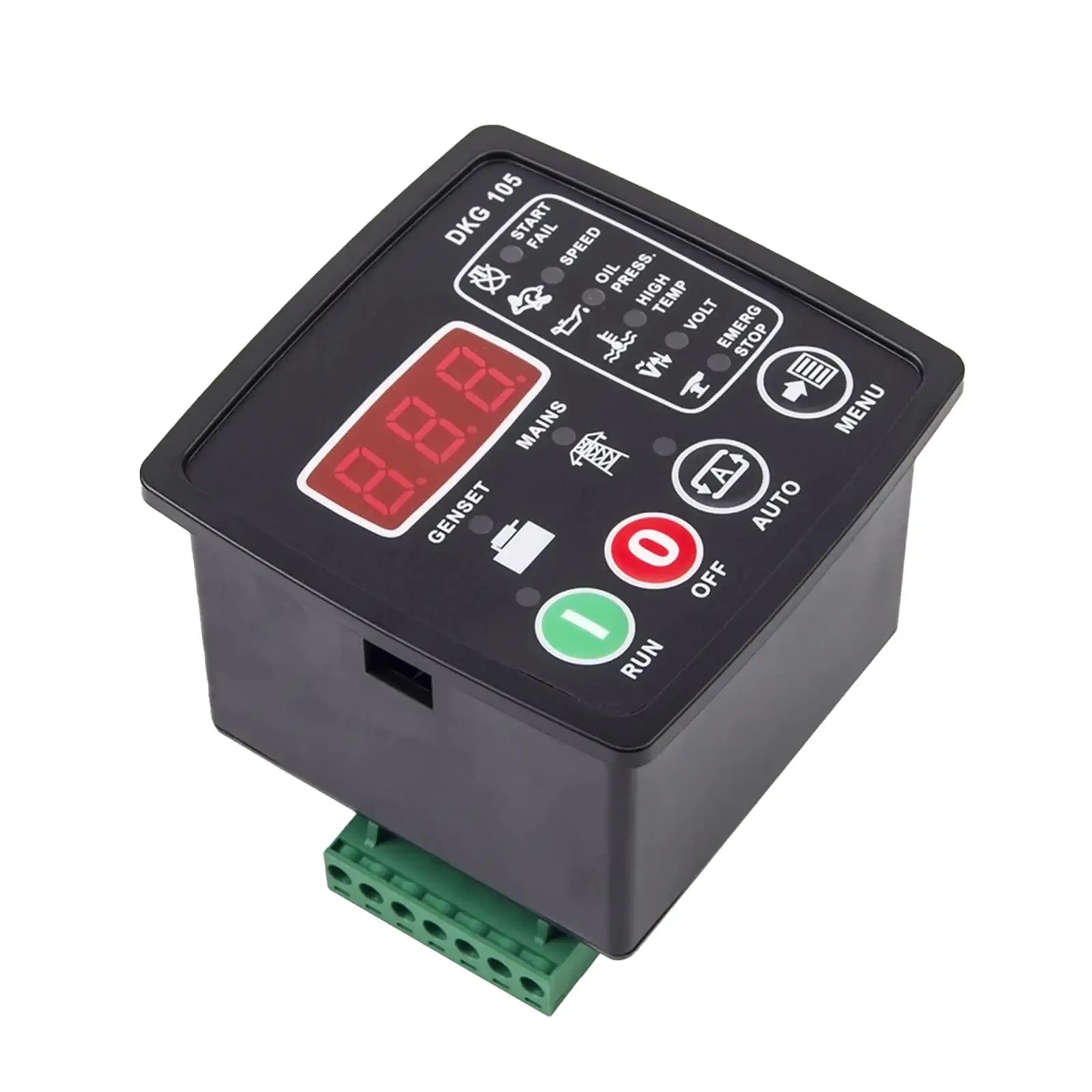 Control Panel Durable Generator Controller Professional Easy to Install Generator Engine Controller for Communication Accessory