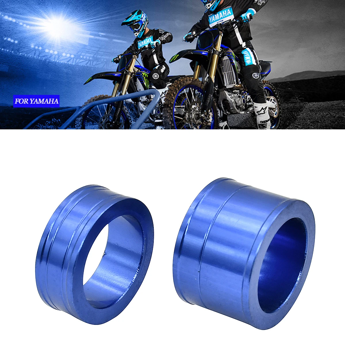 

Motorcycle CNC Front Wheel Hub Spacers For YAMAHA YZ250F YZ450F YZ250FX YZ450FX WR250F WR450F YZ WR 250F 450F 250 FX 2014-2020