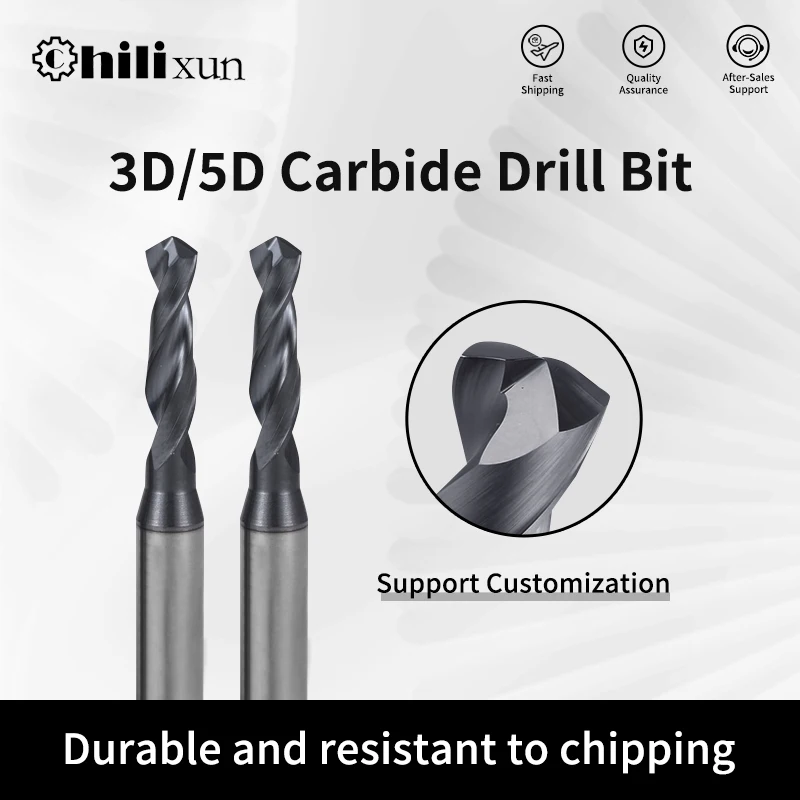 

HILIXUN Премиум твердосплавные сверла с черным покрытием 3D и 5D, внутренняя проход охлаждающей жидкости для иннуля, твердых металлов из нержавеющей стали