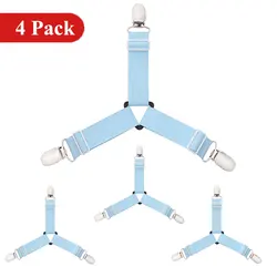 4Pcs/set Elastic Bed Sheet Holder Belt Fastener Bed Sheet Clips Home Textiles Bed Clip Mattress Blankets Bed Holder Gadgets 2022