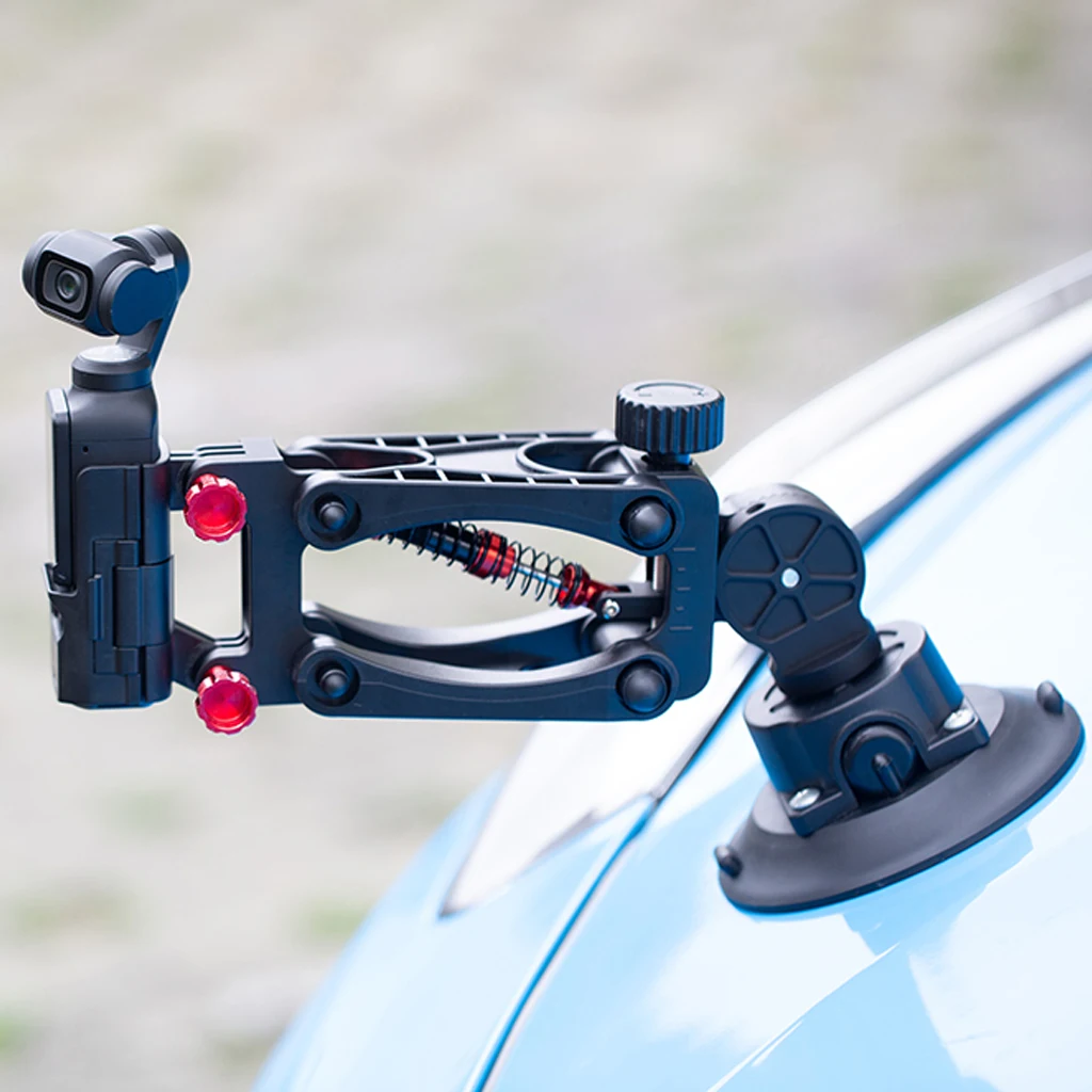 

Car Holder 4.5inch Suction Cup Mount for DJI Osmo Pocket 3 Camera Stabilizer Z-Axle Gimbal Camera Shock-absorbing Spring Bracket