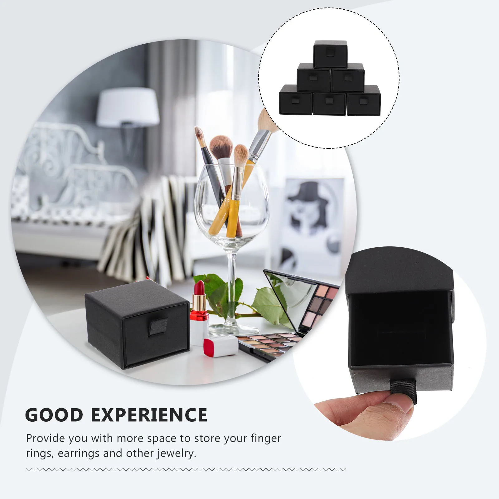 

12pcs Organizer Women Box Travel Case Earring Storage Case Jewelry Holder Portable Jewelry Container Durable Storage Box For