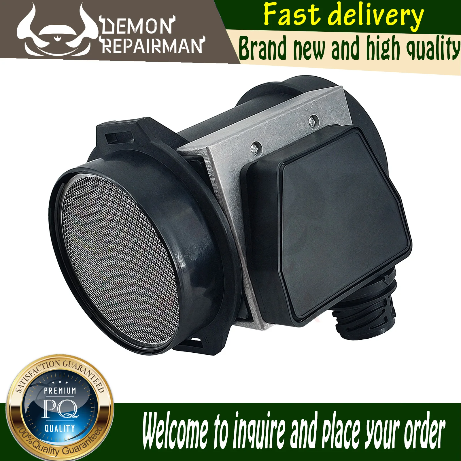 

13621730074 13 62 1 722 489 0 986 280 116 0 280 213 011 NEW Mass Air Flow MAF Sensor Compatible with BMW 325i 325is 525i 2.5L