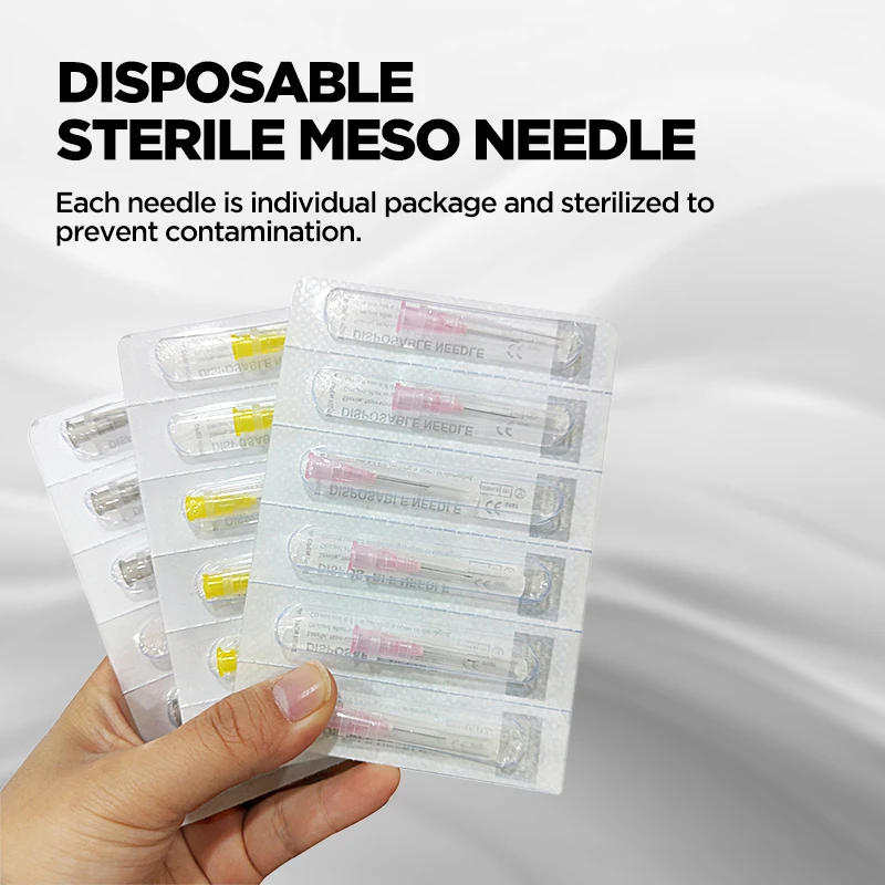 

100PCS 25G 18G Injection Piercing Needles Painless small needle painless beauty Disposable Injection Piercing Needles