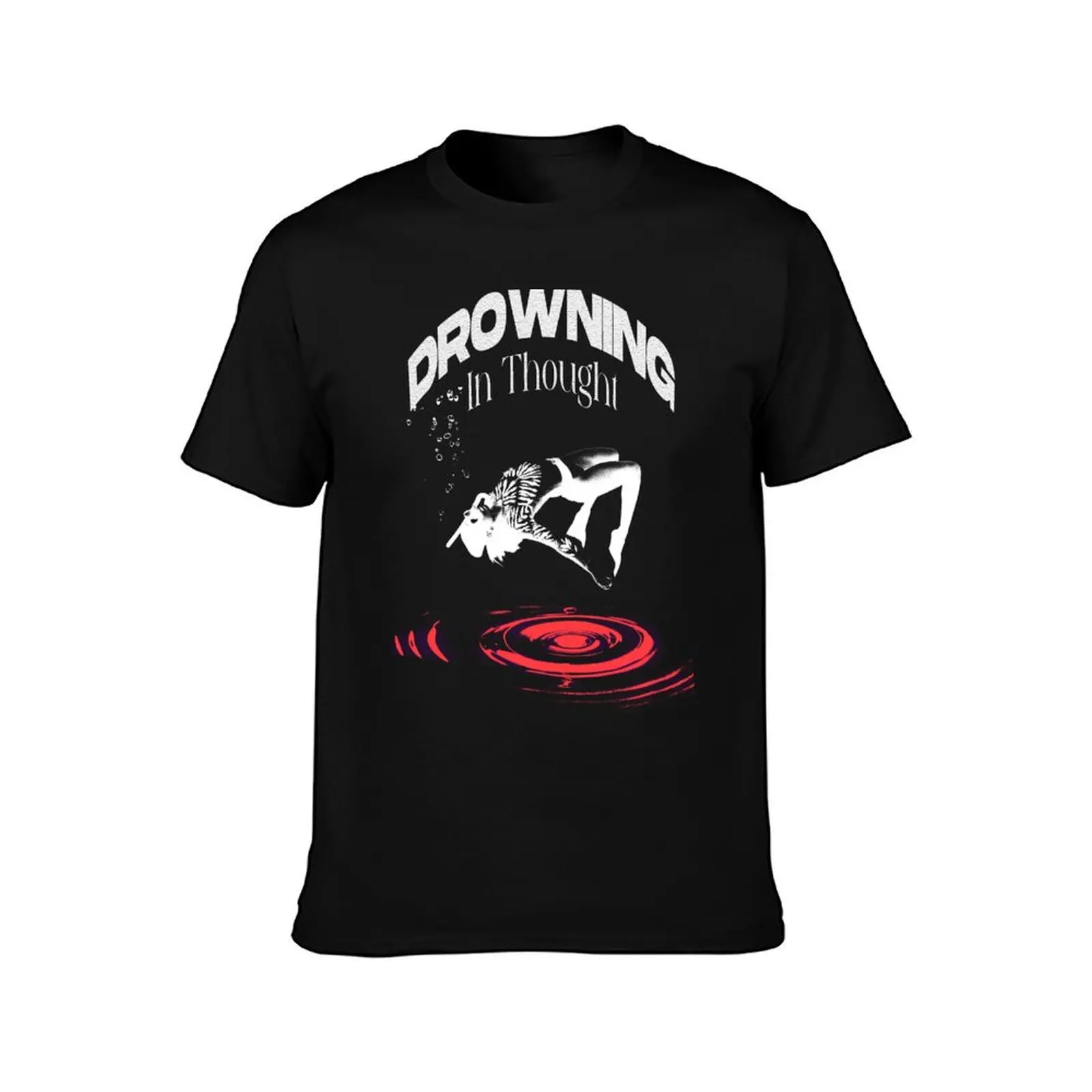 Drowning in thought red T-Shirt man t shirt luxury T-Shirt