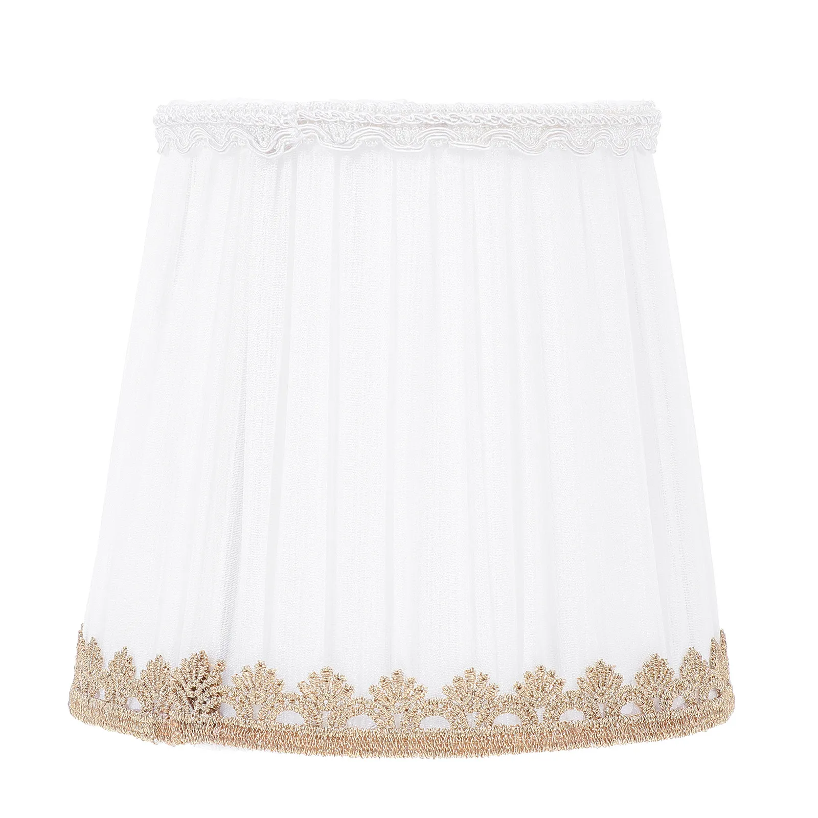 1Pcs Premium Cloth Lampshade Light-Diffusing Fabric Lamp Cover Compatible with Most Screw Base Lamps Living Room Bedroom Study