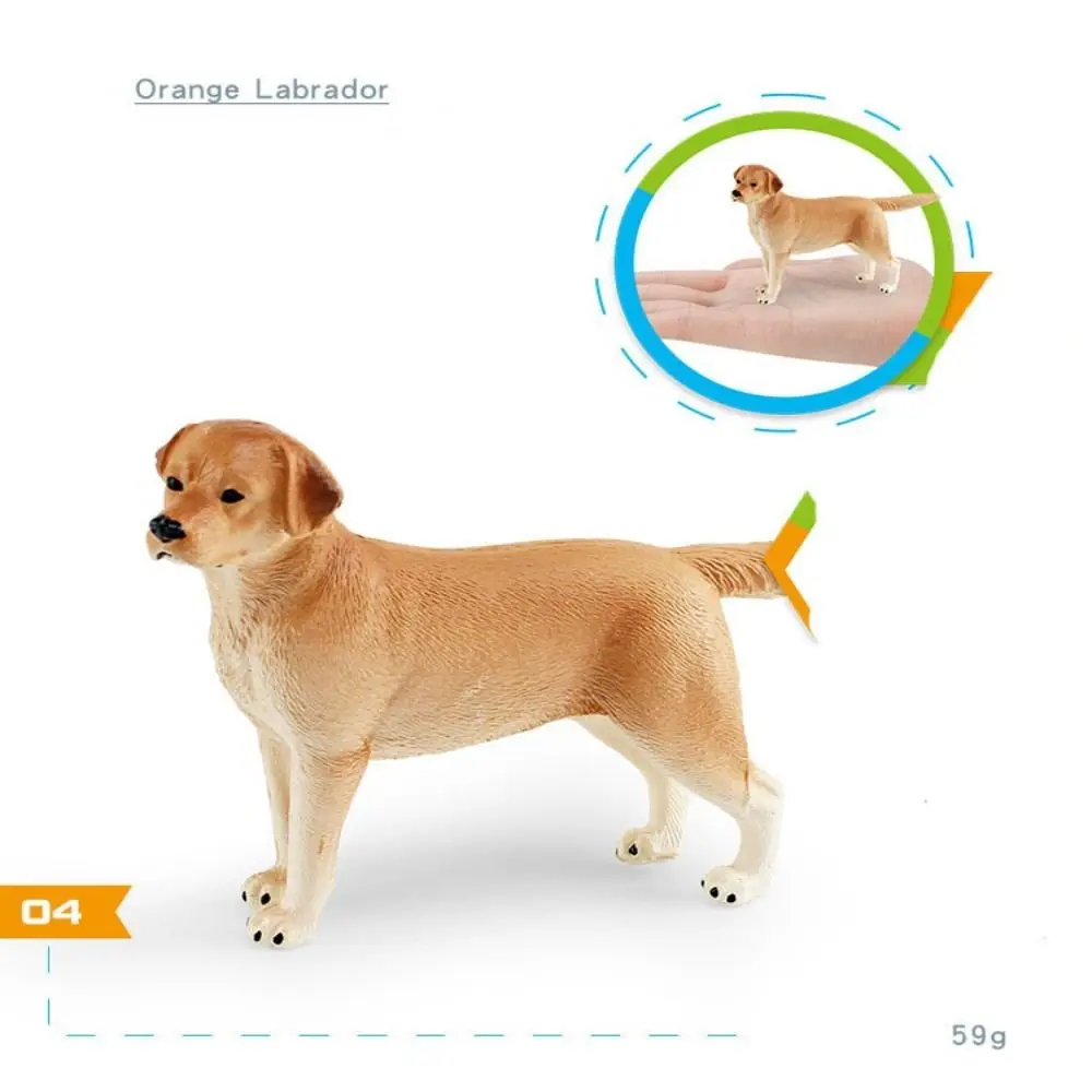 

Labrador Rottweiler Puppy Dog Figurine Great Dane Hand Painted Dogs Animals Model Realistic Shepherd Dog Simulation Dog Statue