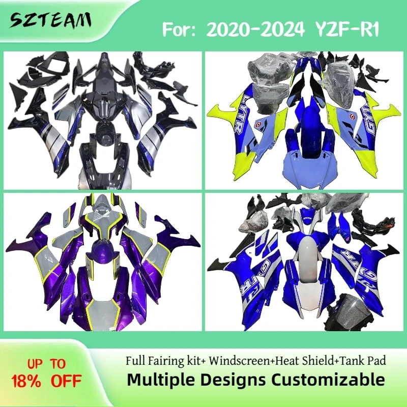 

Injection Fairing Kit for YAMAHA YZF R1 2020 2021 2022 2023 OEM Style Aftermarket Accessories Motorcycle Fairings YZF-R1 20-23