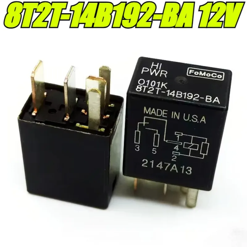 

(Совершенно новый оригинал) 1 шт./лот 100% оригинальное реле: 8T2T-14B192-BA 12 В 5-контактное автомобильное реле