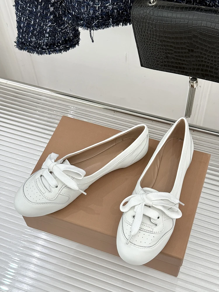 

Spenneooy осень-зима, новый стиль, туфли на плоской подошве со шнуровкой, дизайн с круглой головкой, материал из натуральной кожи, женские модные туфли на плоской подошве