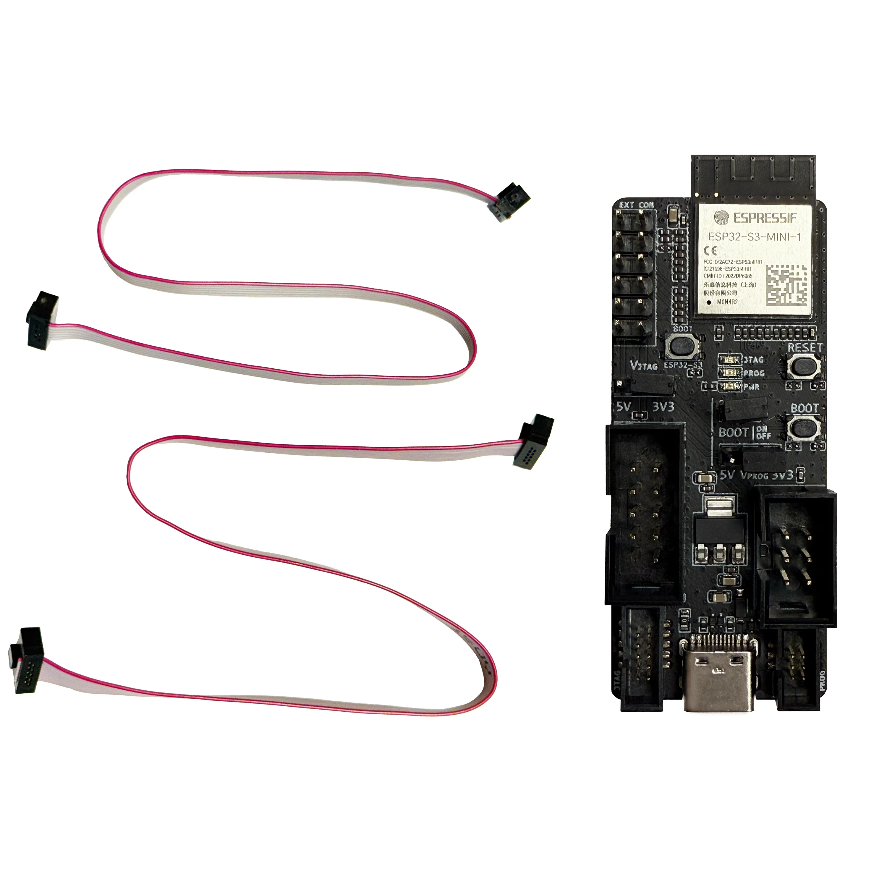 ESP-Prog-2 Debugging Downloader Serielle Kommunikation JTAG Online Debugging Downloader Unterstützt 5V/3,3V Netzteil