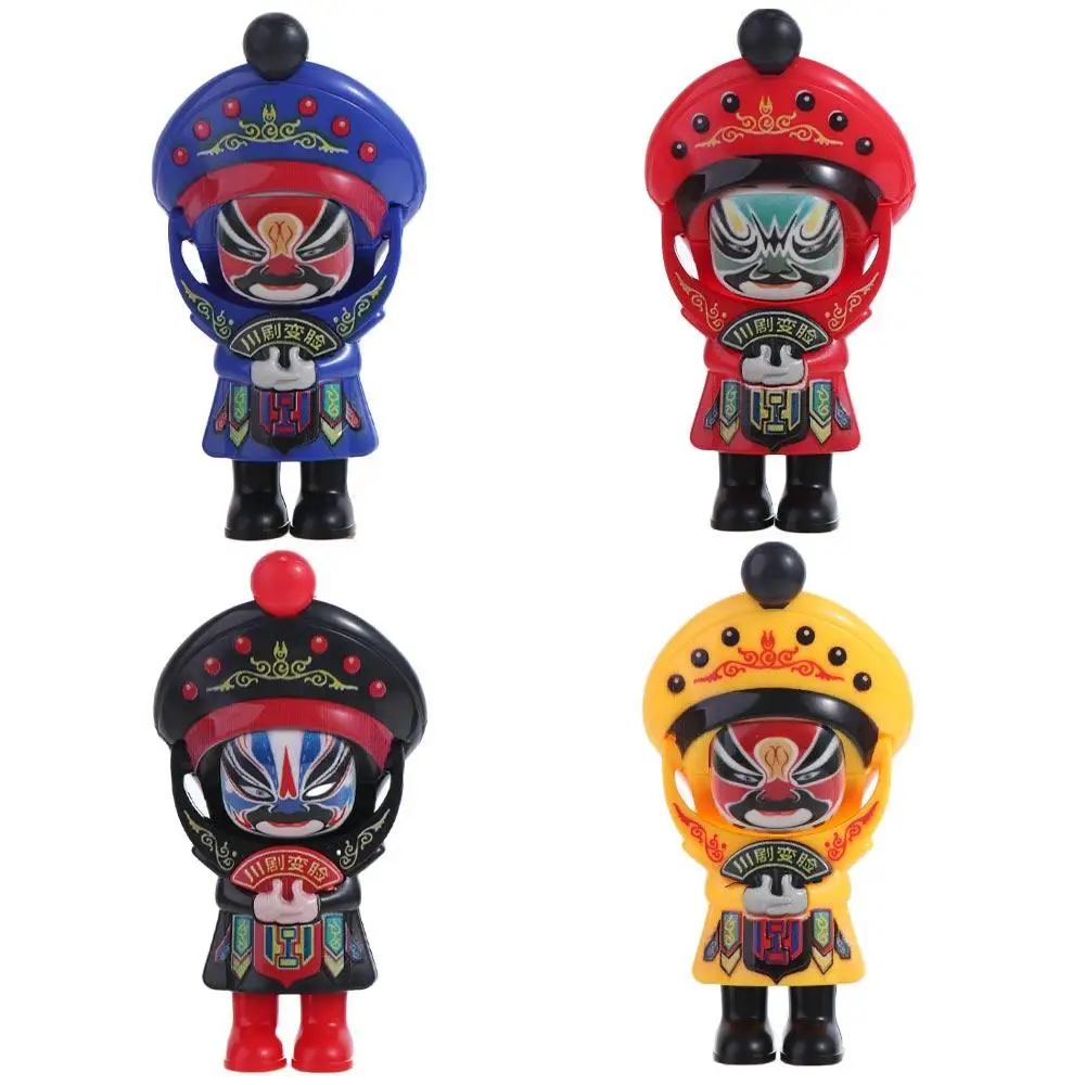 Face Change Sichuan Opera Face Changing Doll Sichuan Opera Plastics Face Changing Toy DIY Crafts Chinese Style Opera Face Makeup