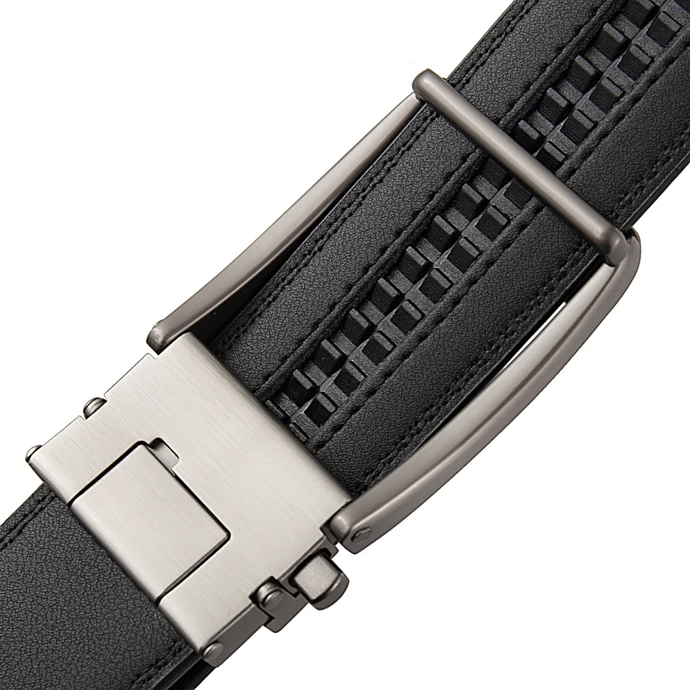 Business Gürtel für Männer Echtes Leder Automatische Männer Gürtel Luxus Hüftgurt Designer Gürtel Männlich Hohe Qualität Fashion Formal – Detail 14