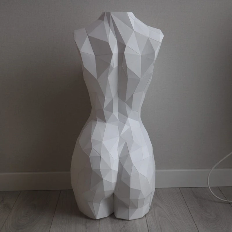 Venus rzeźba DIY zestaw modeli do składania Papercraft 3D prace ręczne z papieru wyposażenie domu dekoracja wystrój pokoju szkic rekwizyty ręcznie