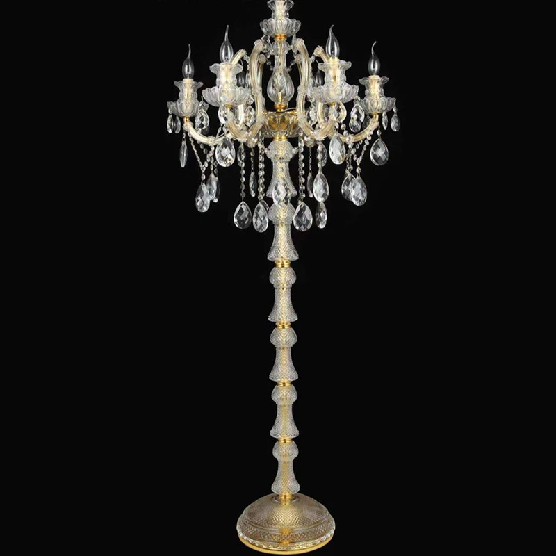

Creative crystal floor lamp for living room hotel lobby wedding decoration bedroom restaurant home lighting