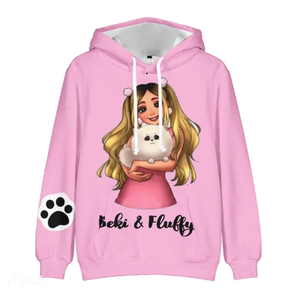 2022 Hot Rebekah Wings Merch Beki Fluffy 3D Hoodie Long Sleeve Women Men Hoodie Harajuku Streetwear Kids Pullover Kawai