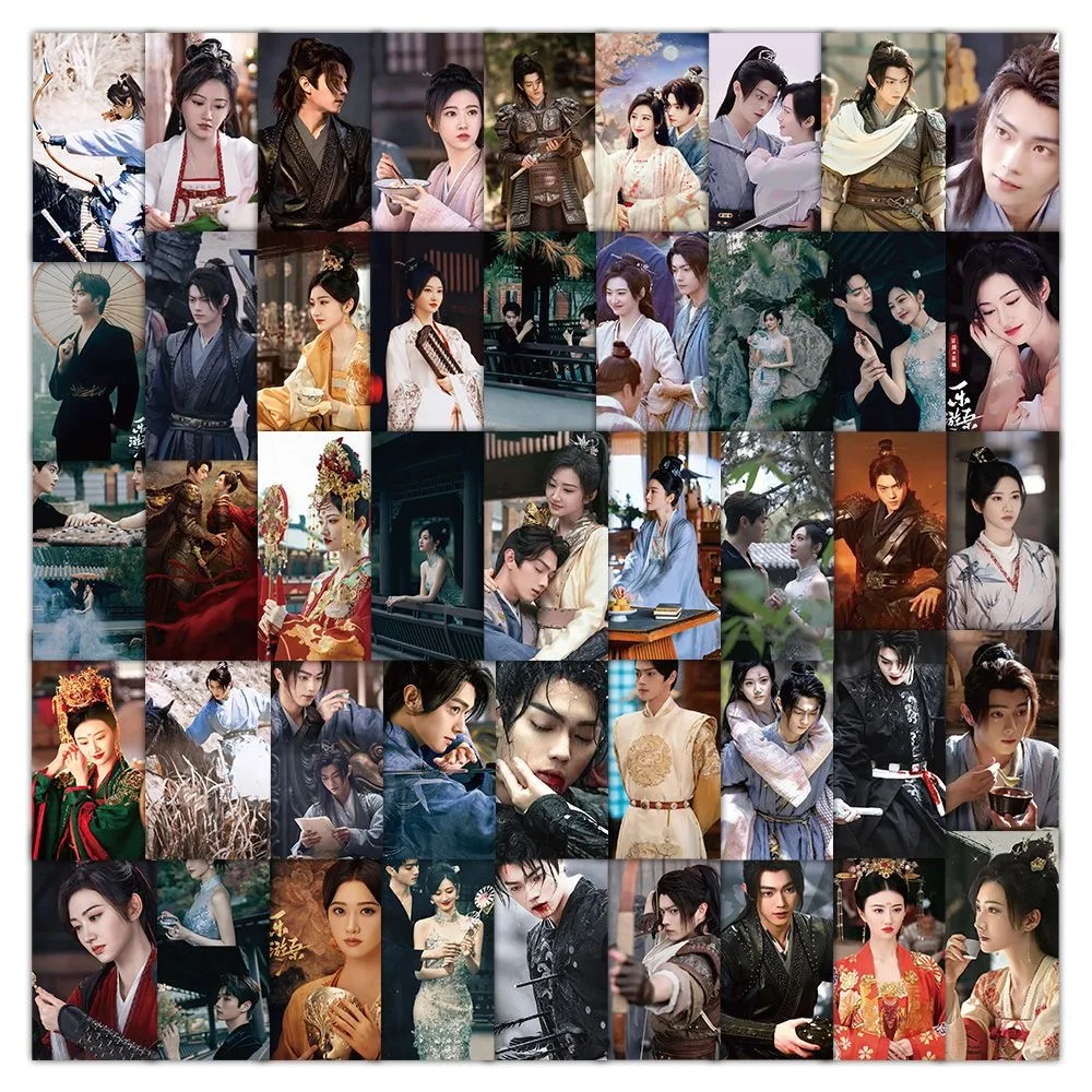 60PC/SET Soso Xu Kai Jing Tian Stickers Wonderland of Love Drama Stills Hand Account Materials Phone Cup DIY Stickerjavascript: