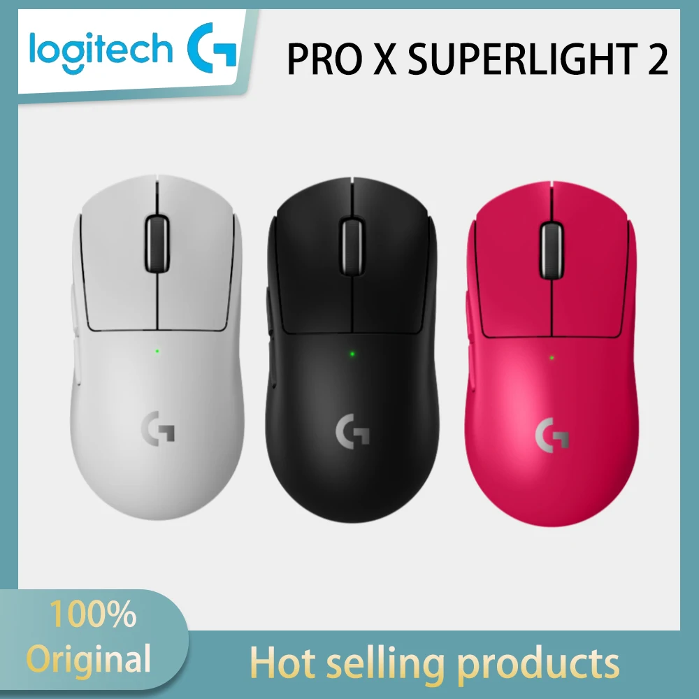 Logitech PRO X SUPERLIGHT 2 Wireless Gaming Mouse Professional Esports Hand Model 32000 DPI Optical Mechanical Micro Motion