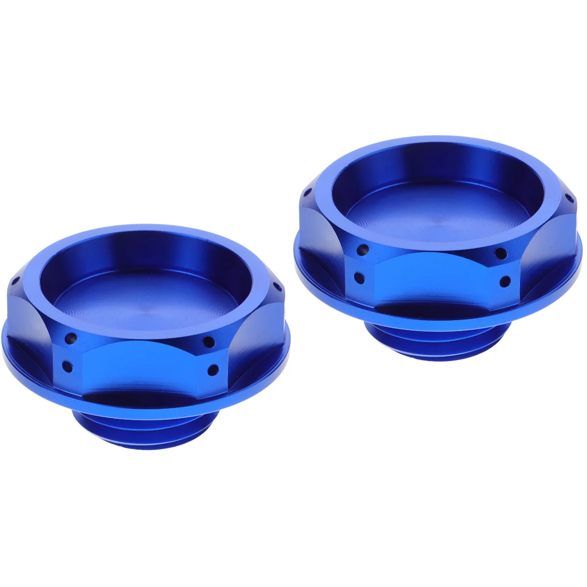 

2 Pieces Fuel Tank Cap Oil Metal Accessories Car Replacement Part Multicolor Lid Auto Automotive