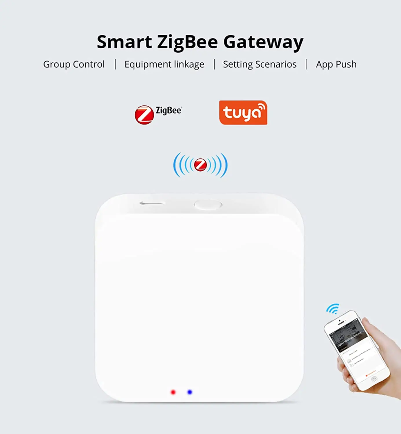Tuya Zigbee 3.0 Hub Inteligente Compatible Alexa y Google Assistant - imagen 2