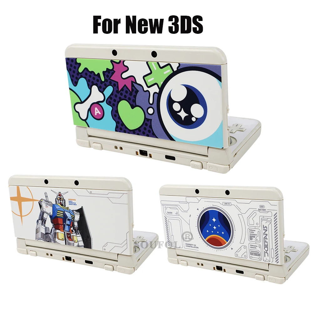 Limited Edition Replacement Front Back Faceplate Cover For New 3DS Cover Plates Upper and Back Battery Housing Shell Case