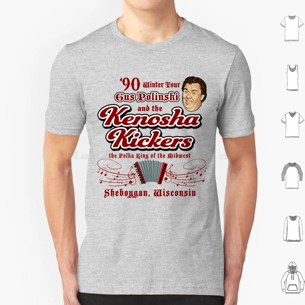 The Polka King Of The Midwest T Shirt Cotton Men Women DIY Print Kenosha Kickers Accordion Beer Comedy Home Alone Home Alone
