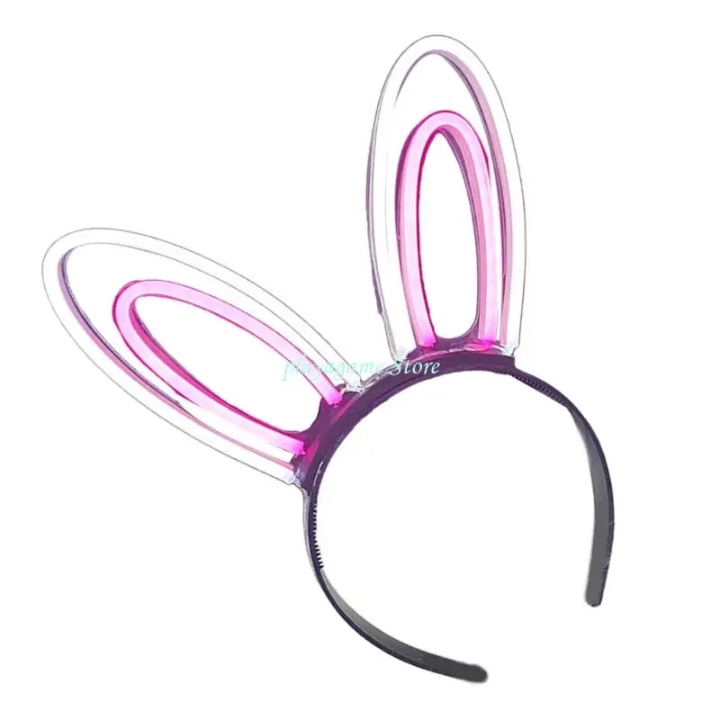 Y88A Kleurveranderende lichtgevende haaraccessoire voor thema-evenementen, veilig voor kinderen