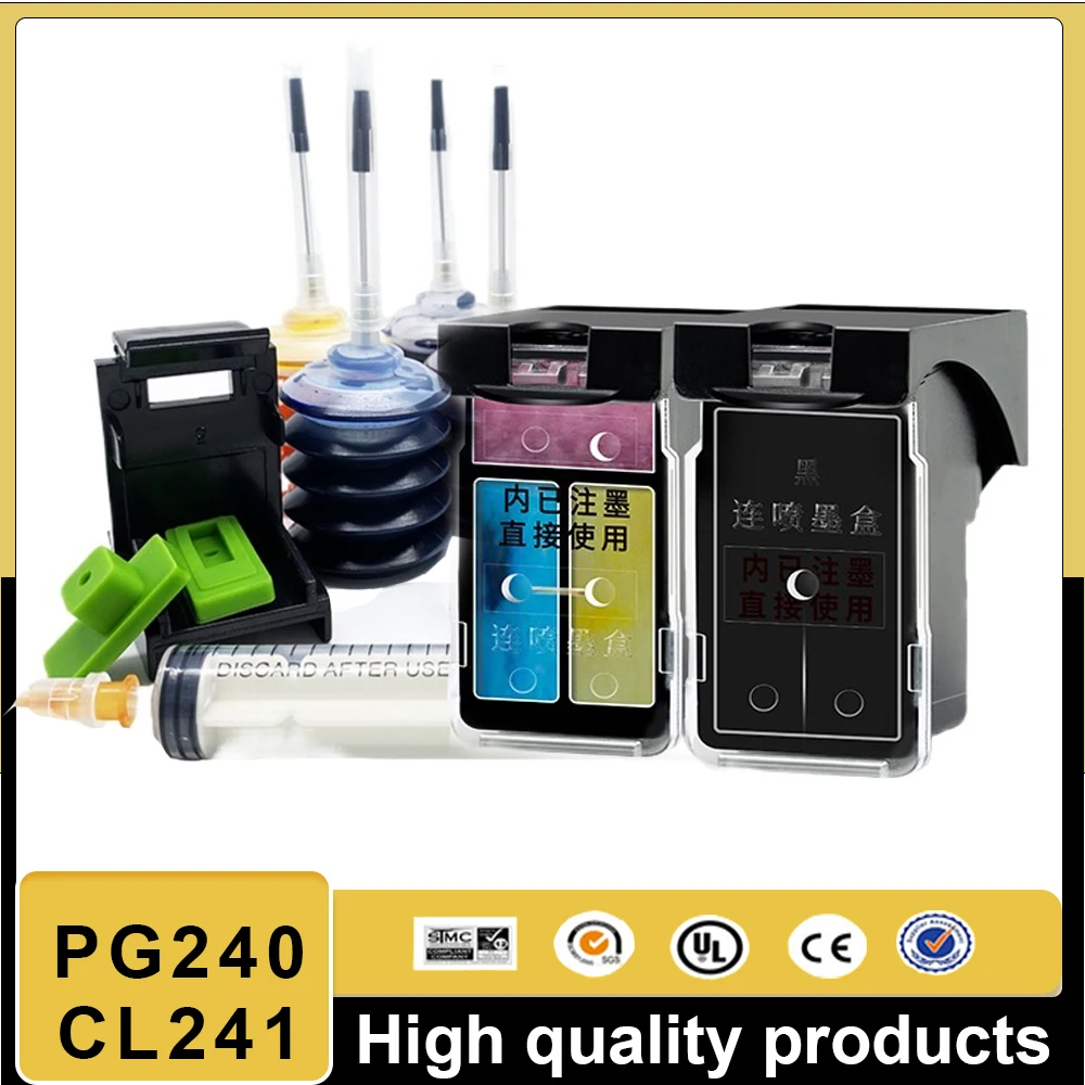 

Чернильный картридж PG 240 CL 241 XL, совместимый с картриджами Canon Pixma MX372 MX432 MX512 MG2120 MG3120 MG3220 — PG240 CL241