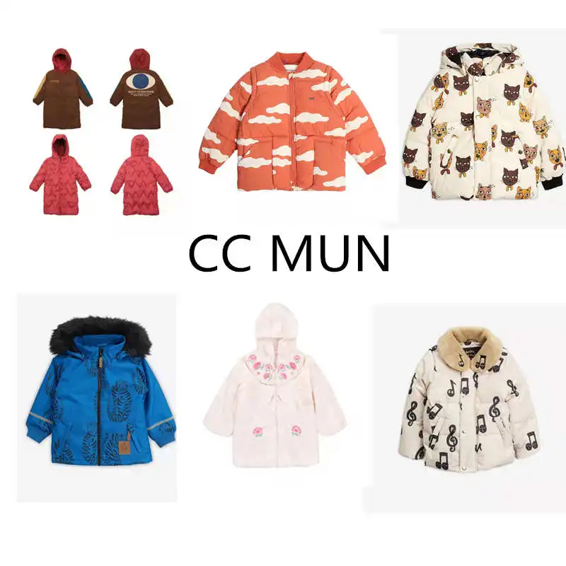 Abrigo de invierno para niños, Chaqueta de algodón para niños y niñas, chaqueta de plumón para niños