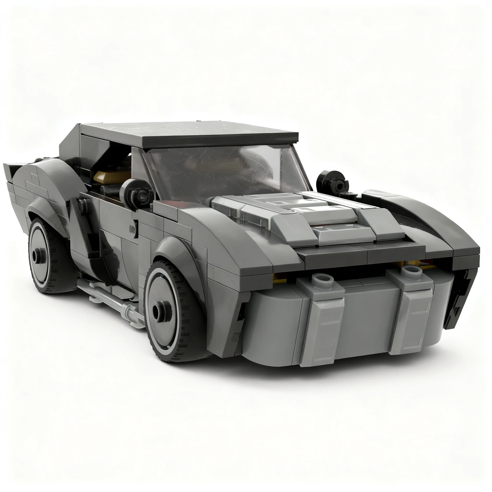 392pcs MOC Vengeance Vehicle Final Build Super Heroes DC Bat Model Building Blocks Construction Toy Christmas Gift Idea Display