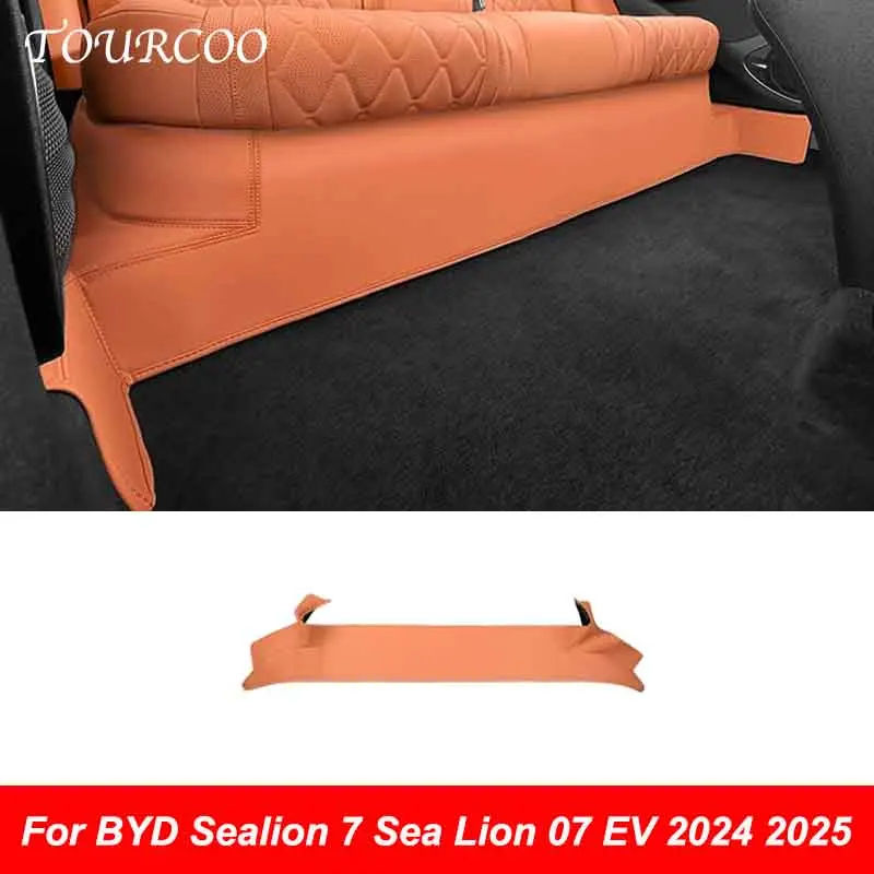 

For BYD Sealion 7 Sea Lion 07 EV 2024 2025 Under The Rear Seats Leather Protector Interior Accessories