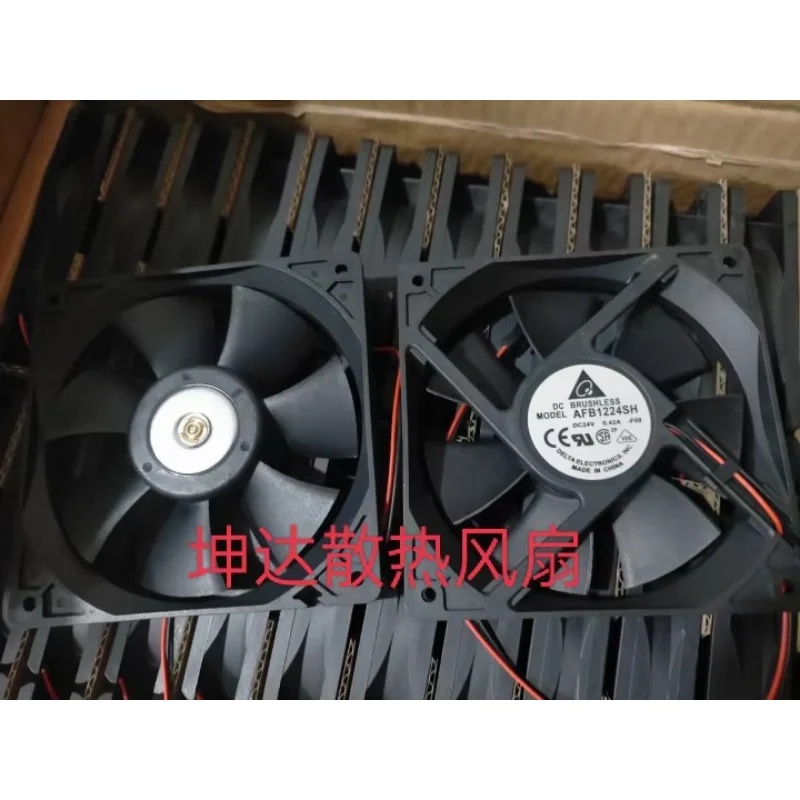 

Delta Electronics AFB1224SH F00 DC 24 В 0,42 А 120x120x25 мм 2-проводной охлаждающий вентилятор для сервера